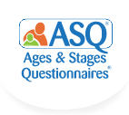 The logo for asq ages and stages questionnaires.