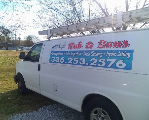 White van with ladder, 