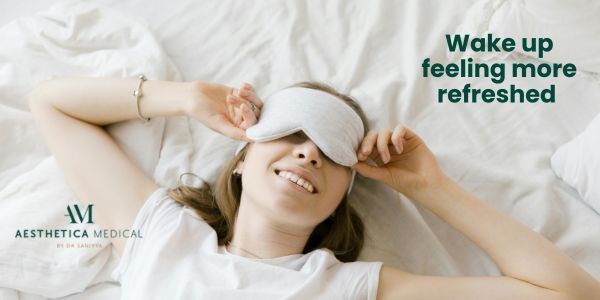 Patient waking up refreshed