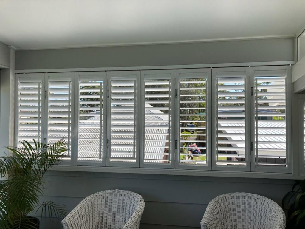 Front Window With Blinds — Quality Window Coverings in Jervis Bay, NSW