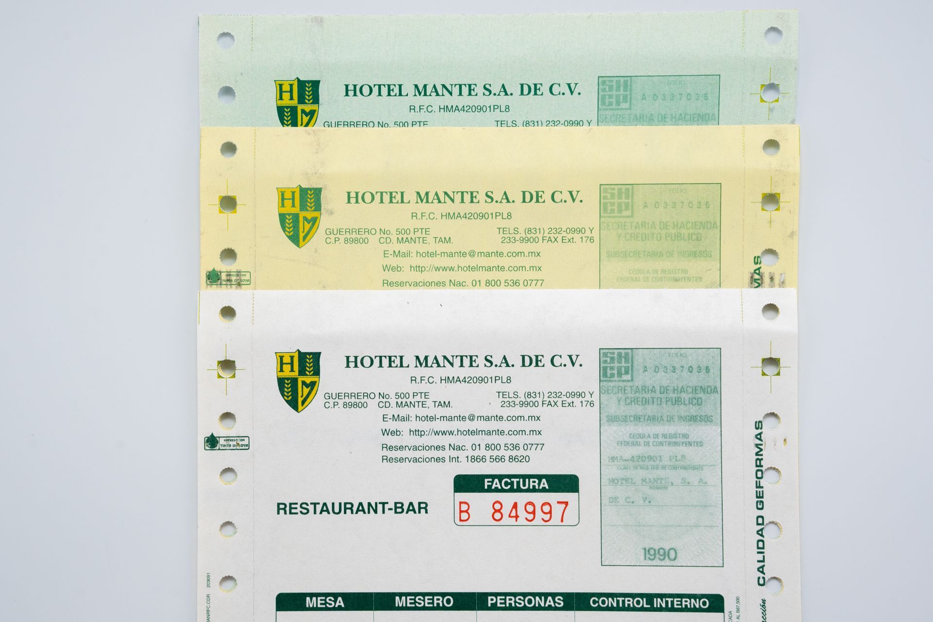 Formas continuas para computadora