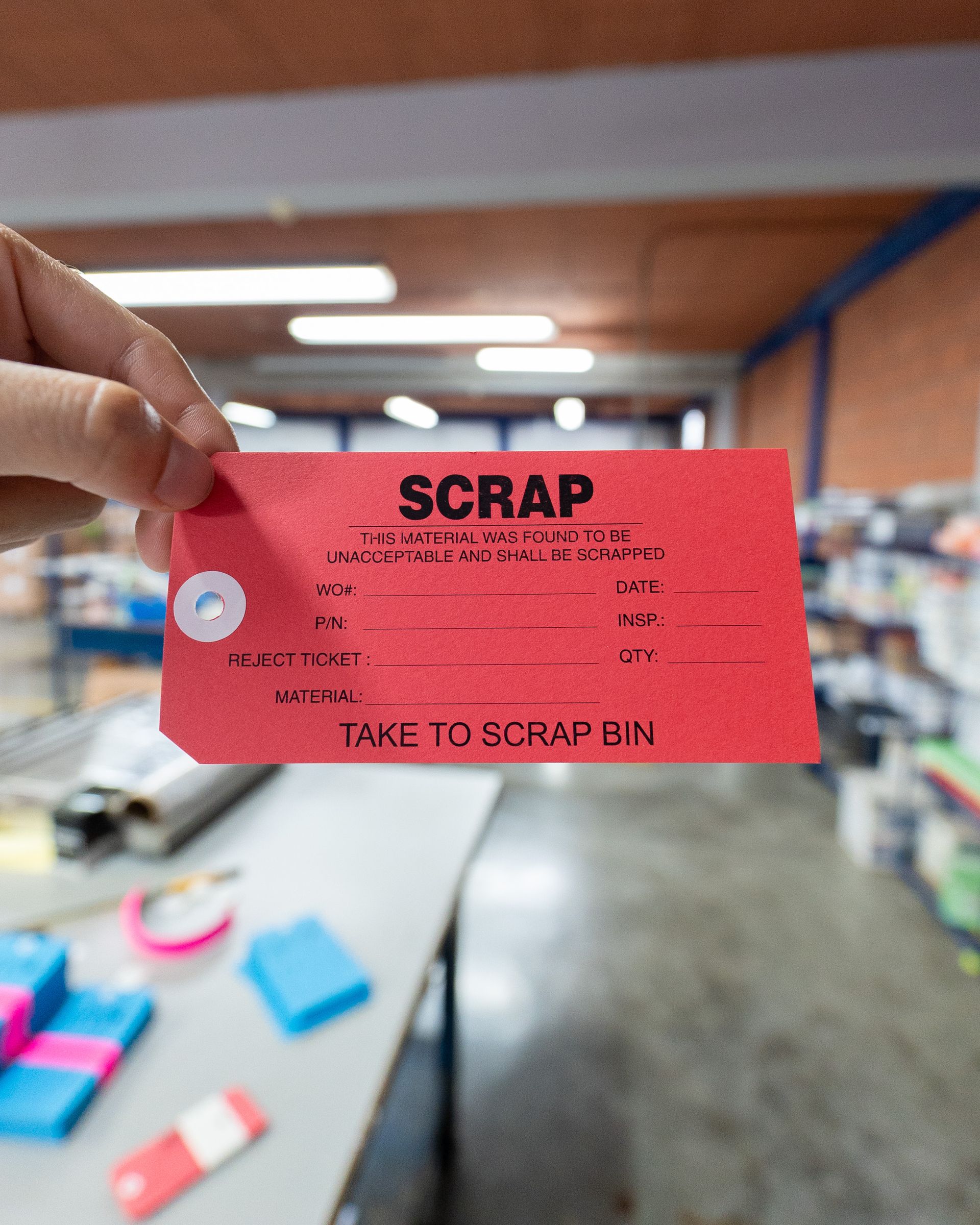 tags industriales para control de inventario