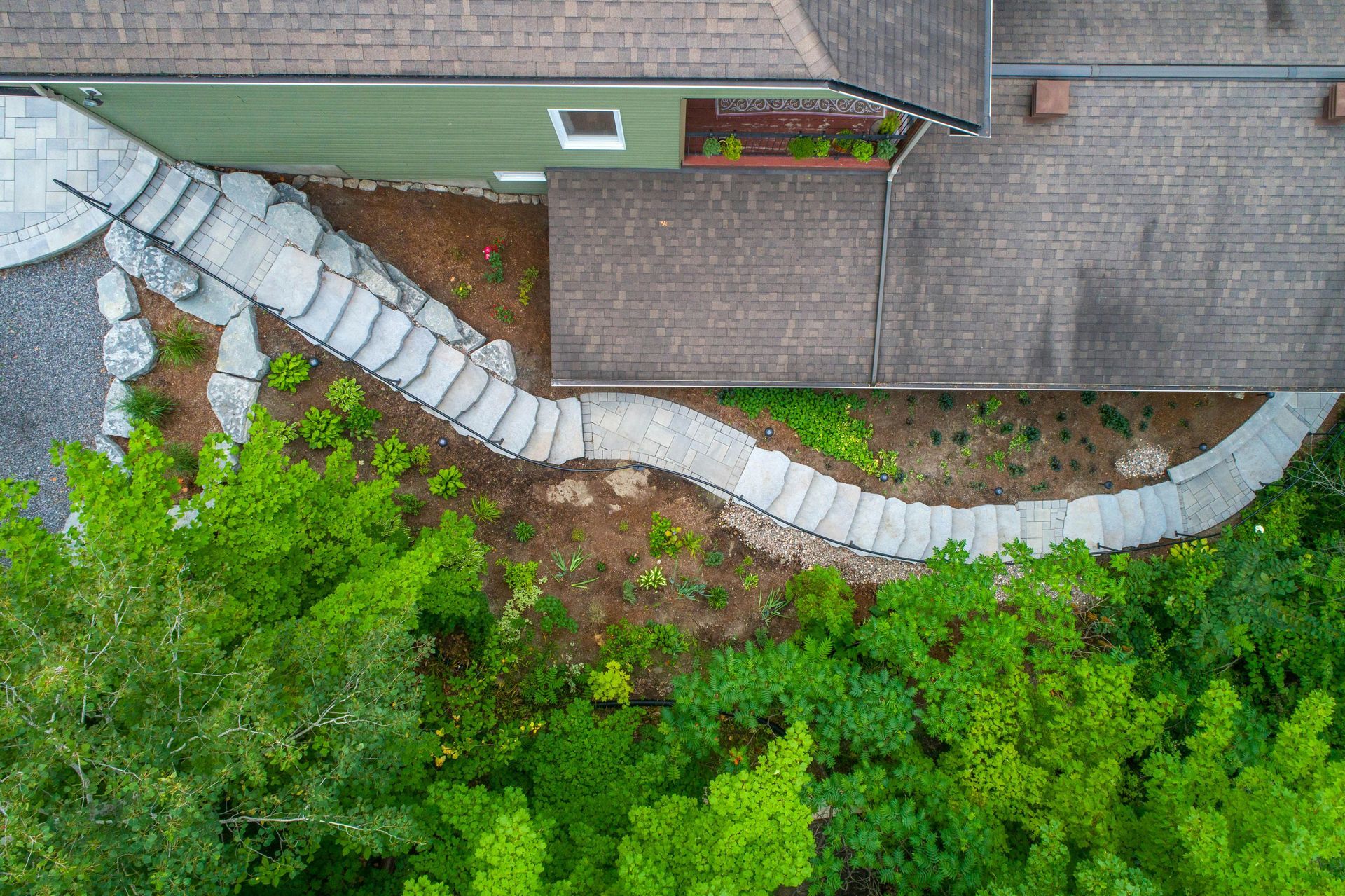 custom path in norteast iowa home