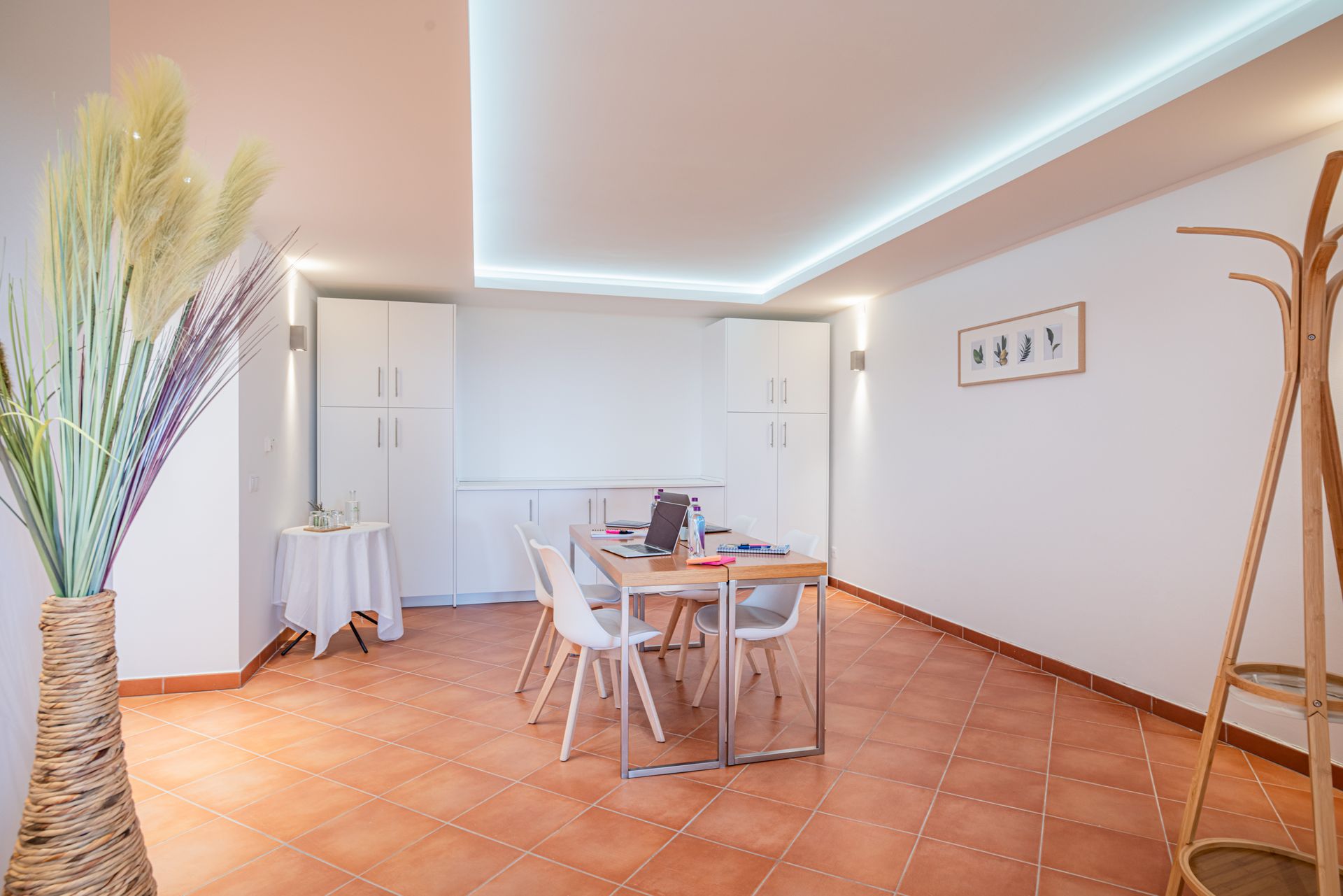 Small meeting setup in meeting room