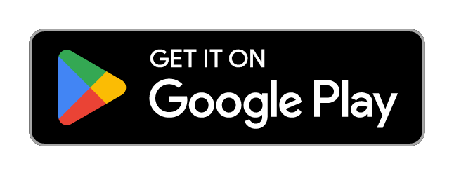 Get it on Google Play button. Black background, white text, Google Play logo.