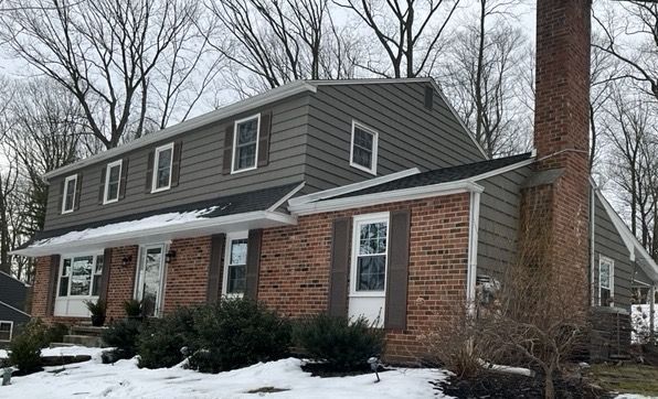 James Hardie Siding installation on house near West Chester, PA by DreamAway Exteriors