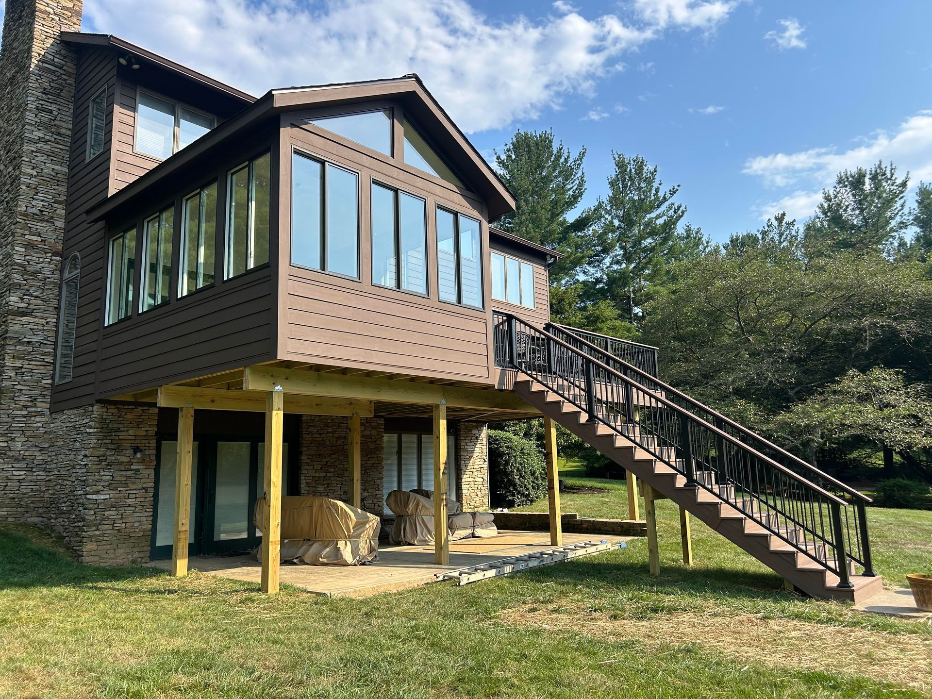 deck after
