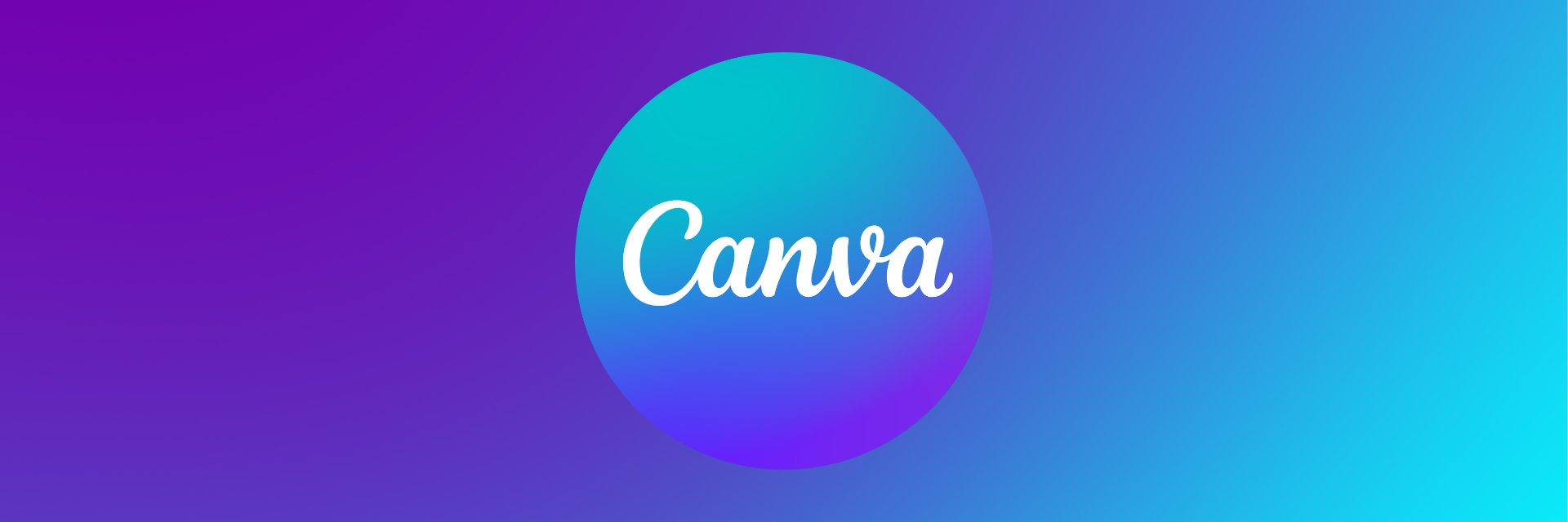 canva logo with its colors in baackground