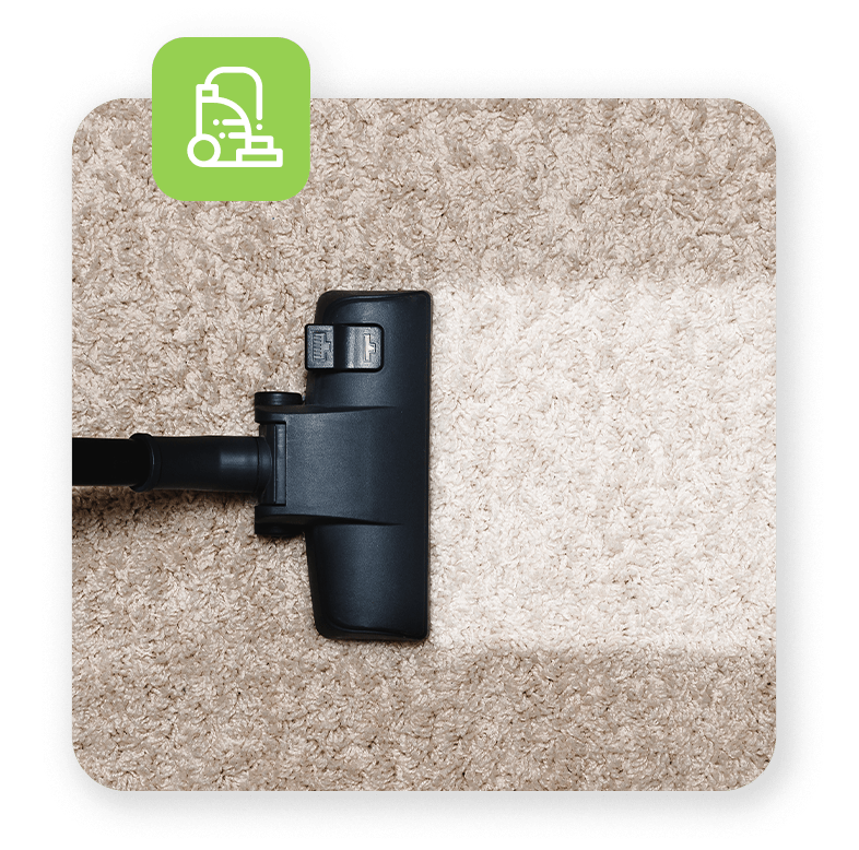 steam cleaning a carpet