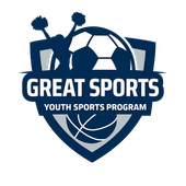 Great Sports logo featuring bold athletic lettering representing youth sports and community programs.