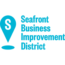 The logo for the seafront business improvement district