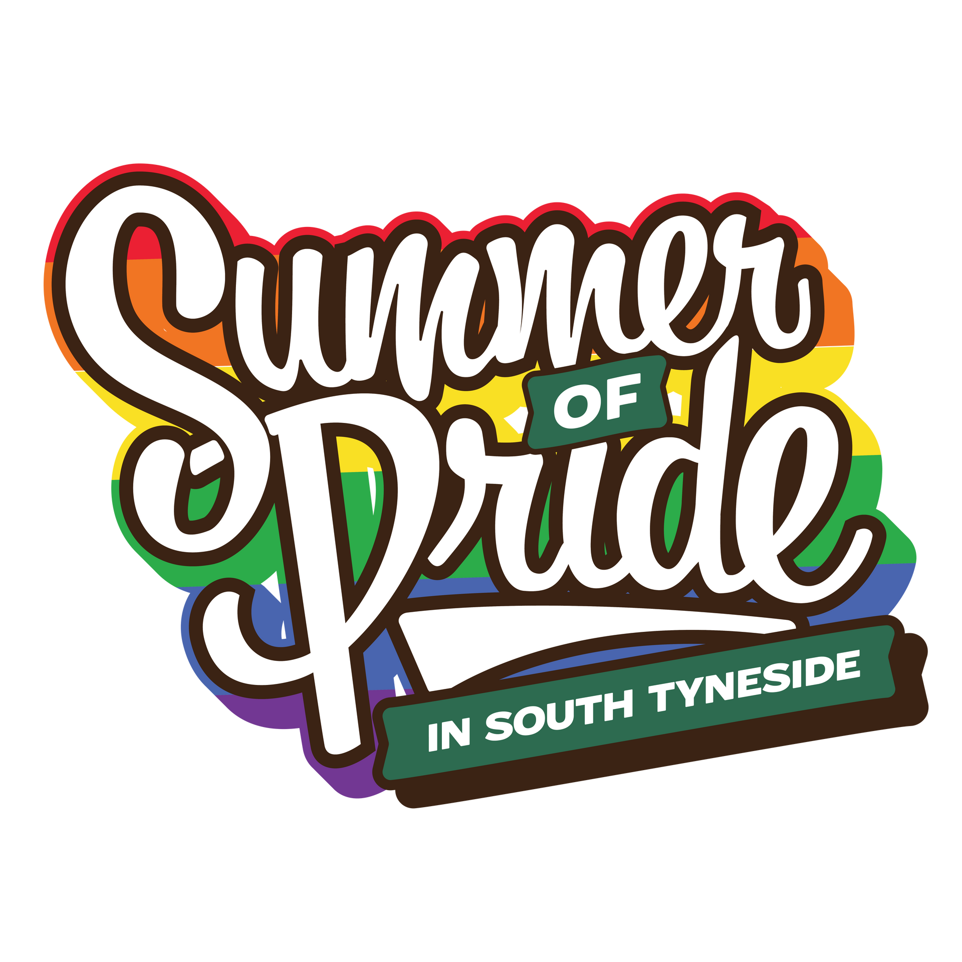 A logo for summer of pride in south tyneside