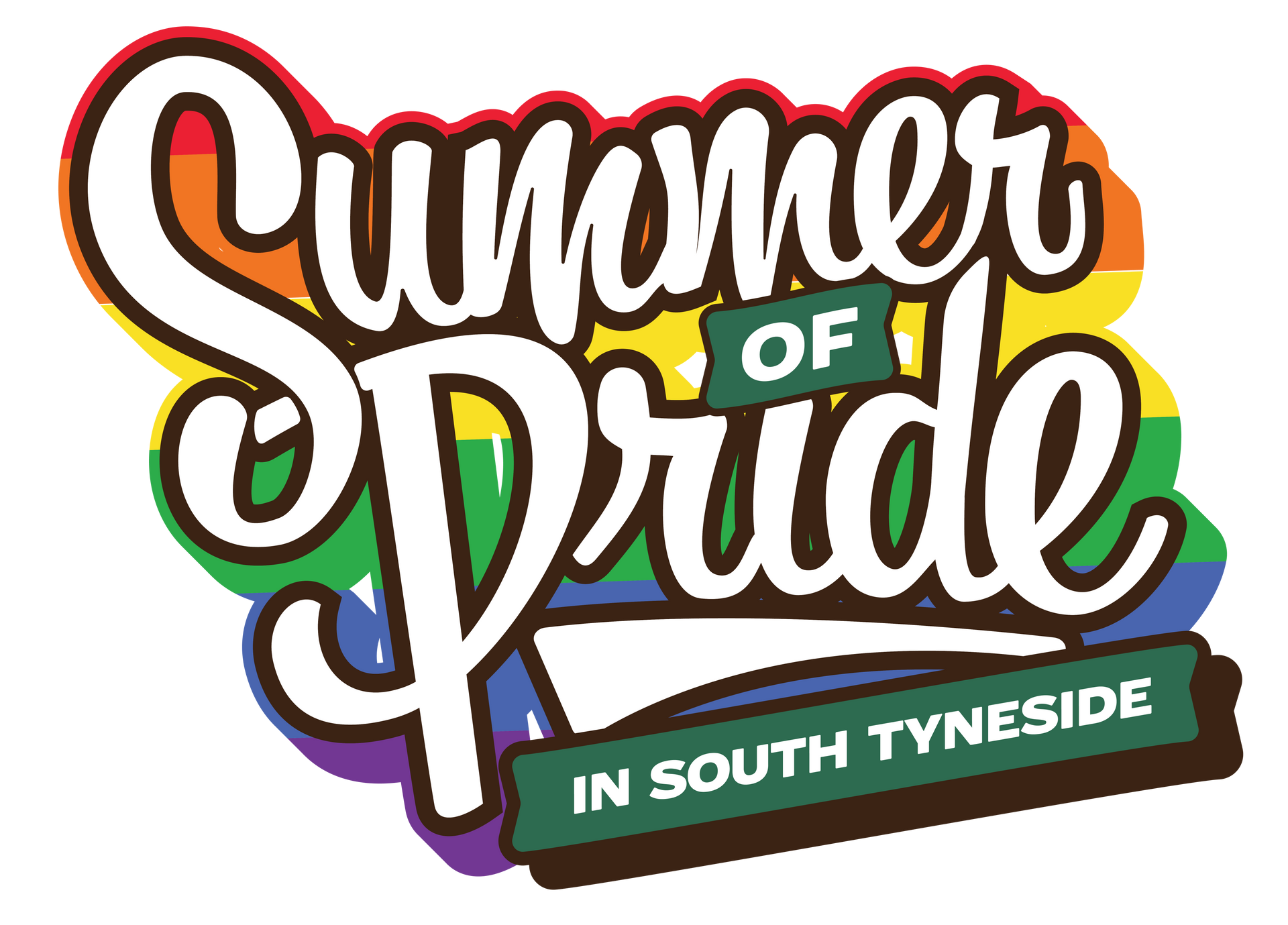 A logo for summer of pride in south tyneside