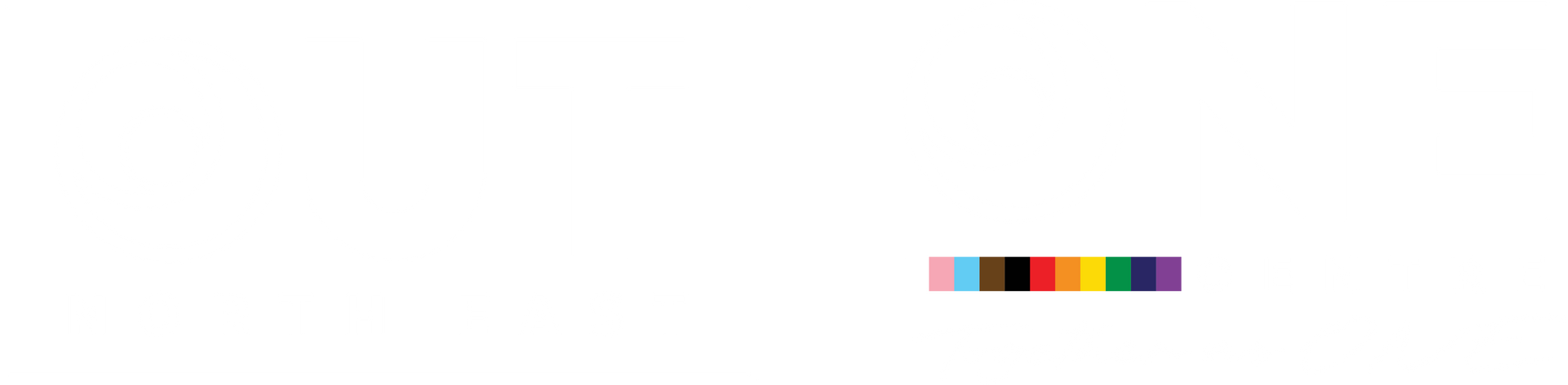 Small colorful bars in a row.