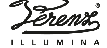 Un logo in bianco e nero per un'azienda chiamata terens illumina