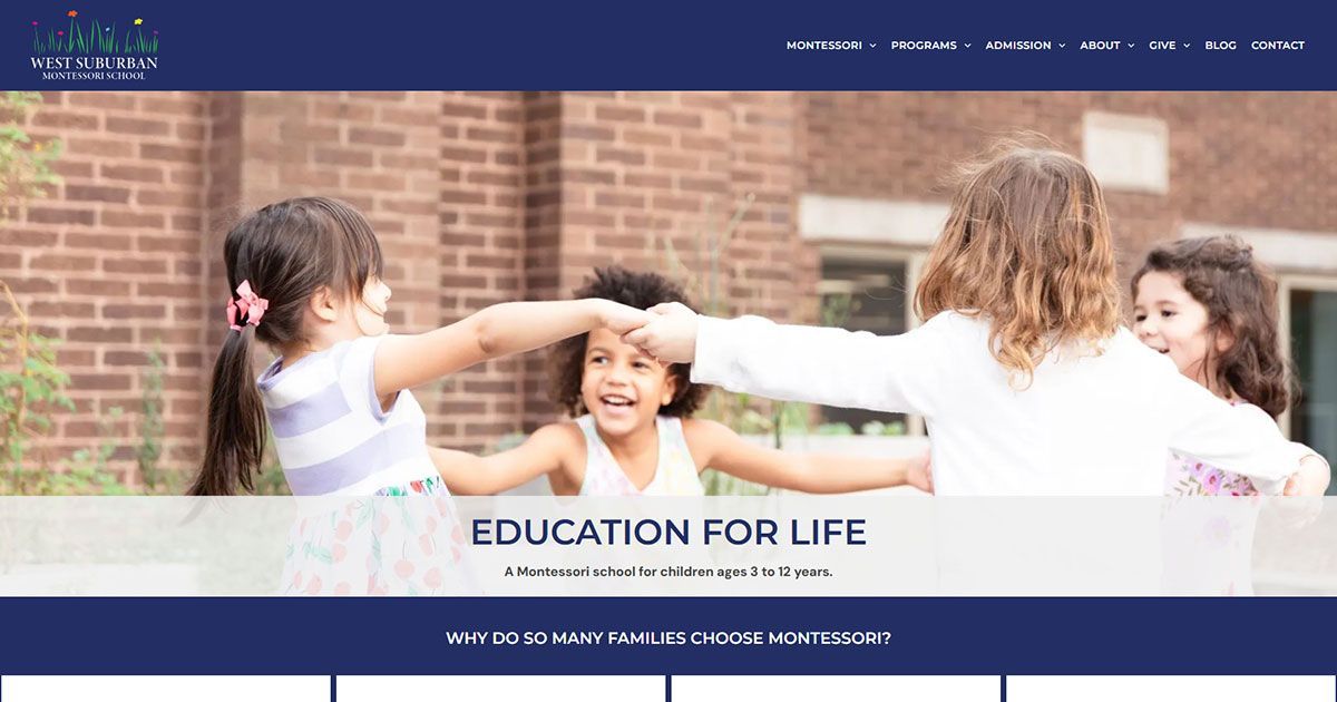 West Suburban Montessori School Inc logo