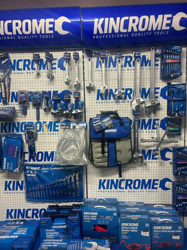 A Display of Kincrome C Tools on A Wall — Alice Hosetech & Industrial Supplies in Ciccone, NT