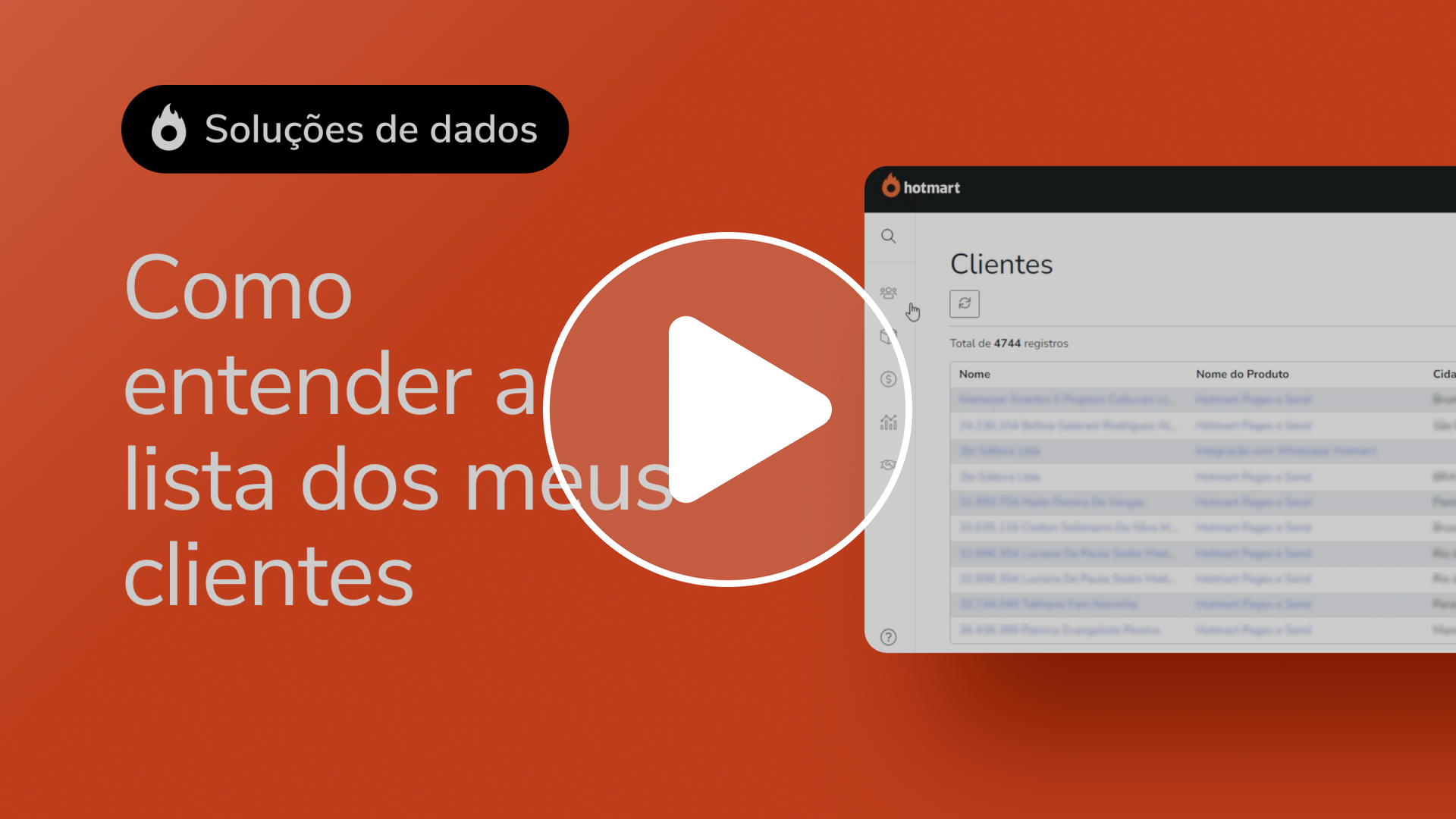 A video titled como entender a lista dos meus clientes