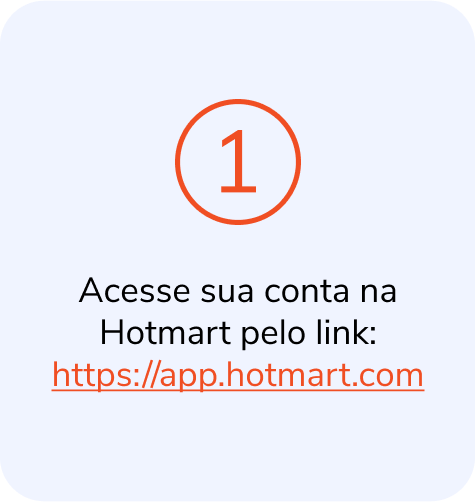 A screenshot of a website that says `` acesse sua conta na hotmart pelo link : https://app.hotmart.com ''