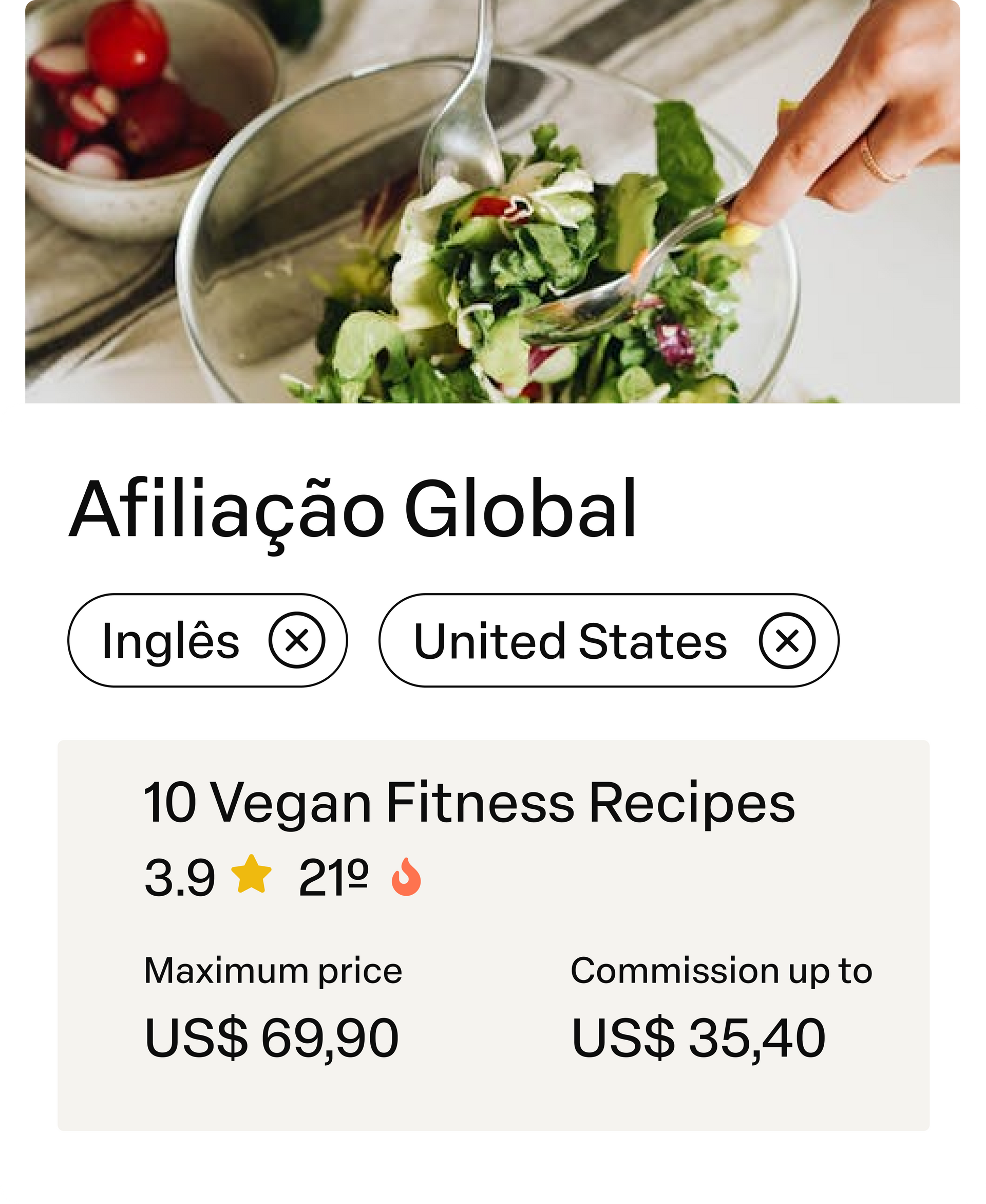 Um vídeo de uma mulher criadora do curso de samambaias com uma camisa amarela está sendo reproduzido em um celular.