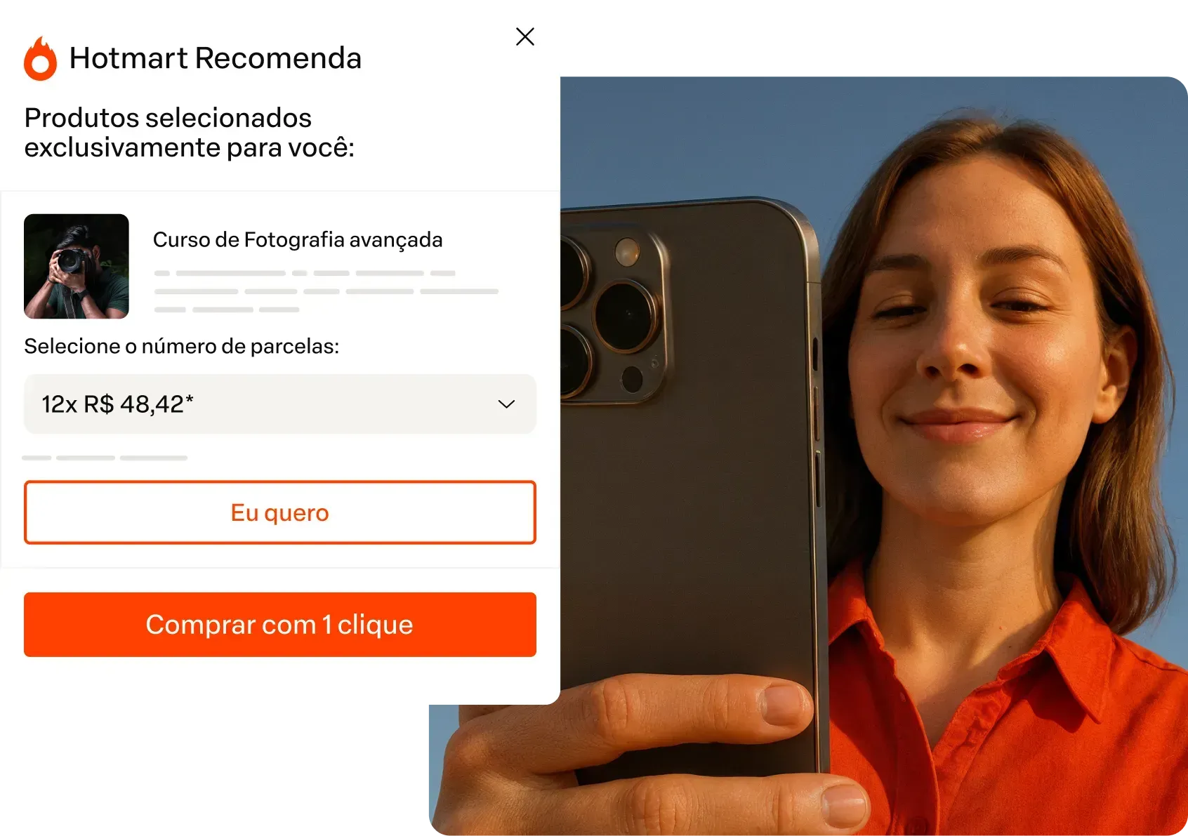 Uma captura de tela de uma página de pagamento com uma marca de seleção verde.
