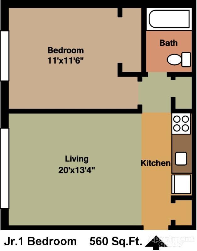 Jr 1 Bedroom