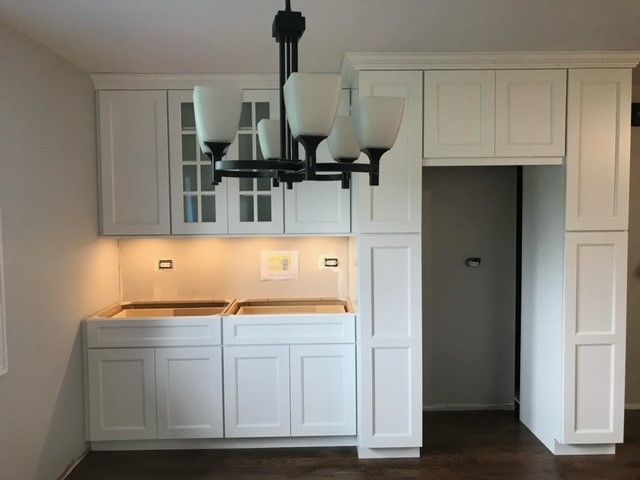 White Kitchen Cabinets — Tinley Park, IL — Bermar Stripping & Refinishing Inc