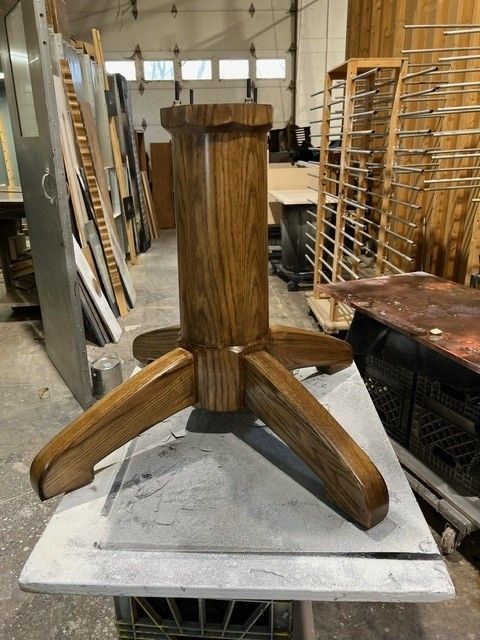 Part Of A Table — Tinley Park, IL — Bermar Stripping & Refinishing Inc