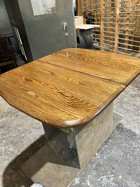 Table With Rounded Corners — Tinley Park, IL — Bermar Stripping & Refinishing Inc