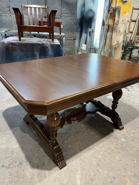 Wooden Table And Chair — Tinley Park, IL — Bermar Stripping & Refinishing Inc