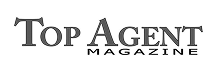 Logo for Top Agent Magazine. Text is in a serif font, gray. 