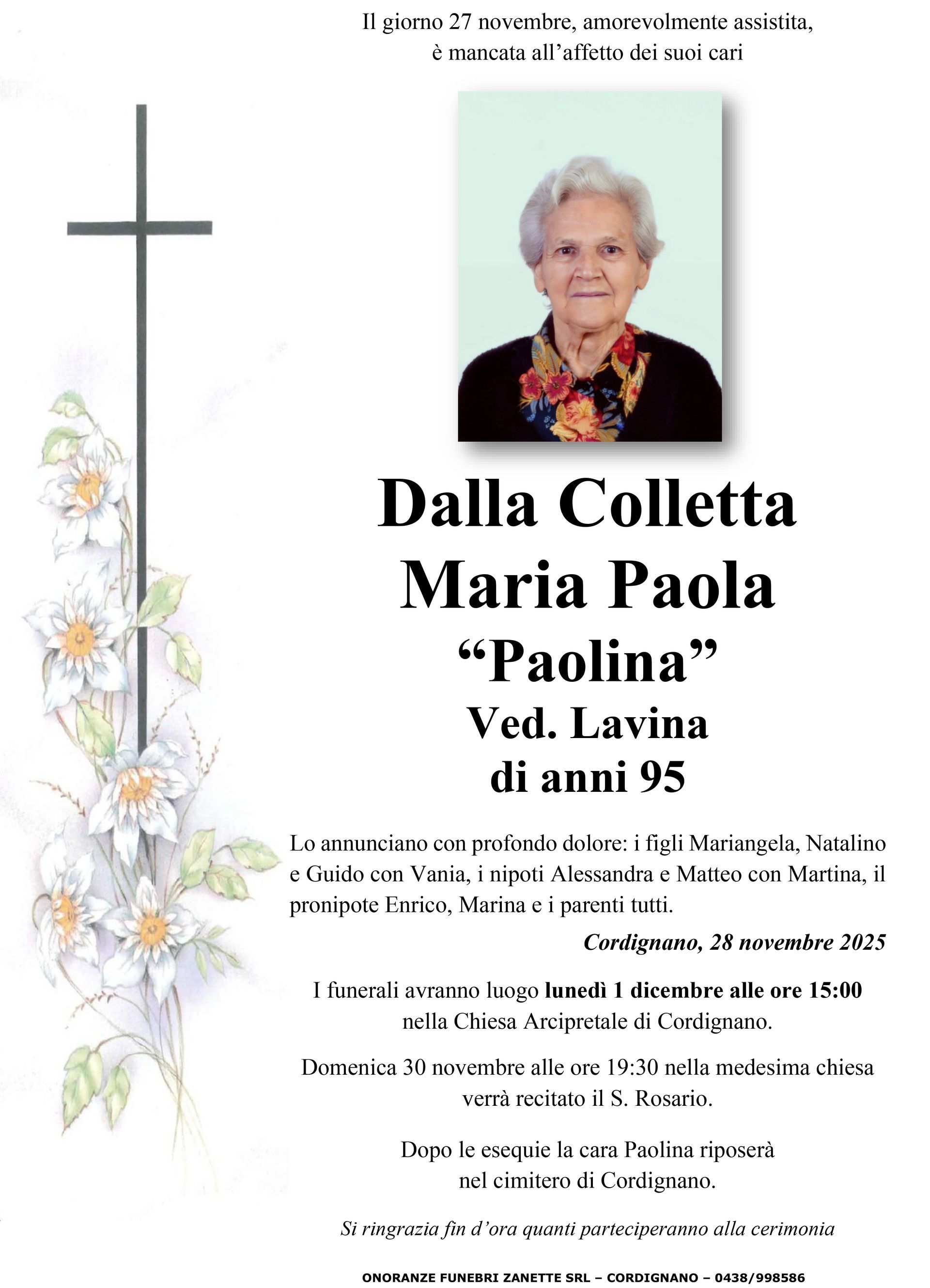 Dalla Colletta Maria Paola
