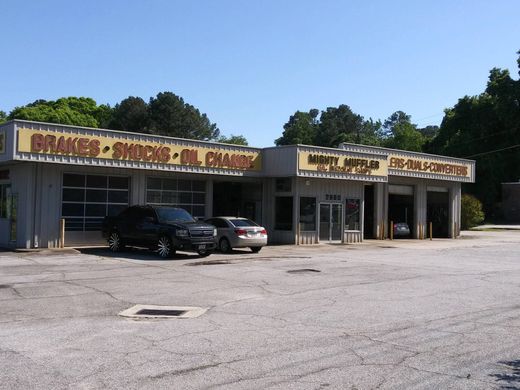 Pickup Truck Outside the Shop — Atlanta, GA — Mighty Muffler Auto Repair Center