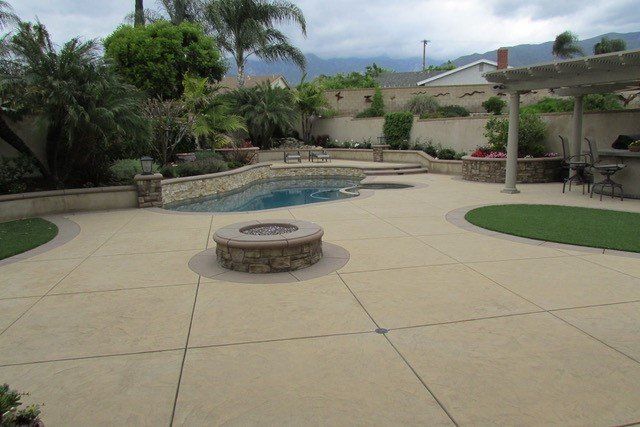 Residential Concrete Floor — Chino, CA — California Custom Landscape Inc.