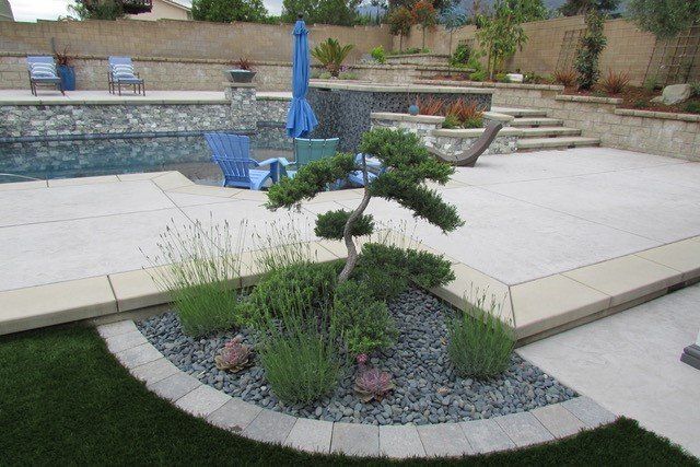 Small Portion of a Residential Landscaping — Chino, CA — California Custom Landscape Inc.