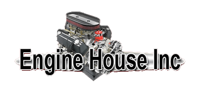 The logo for engine house inc shows a picture of an engine.