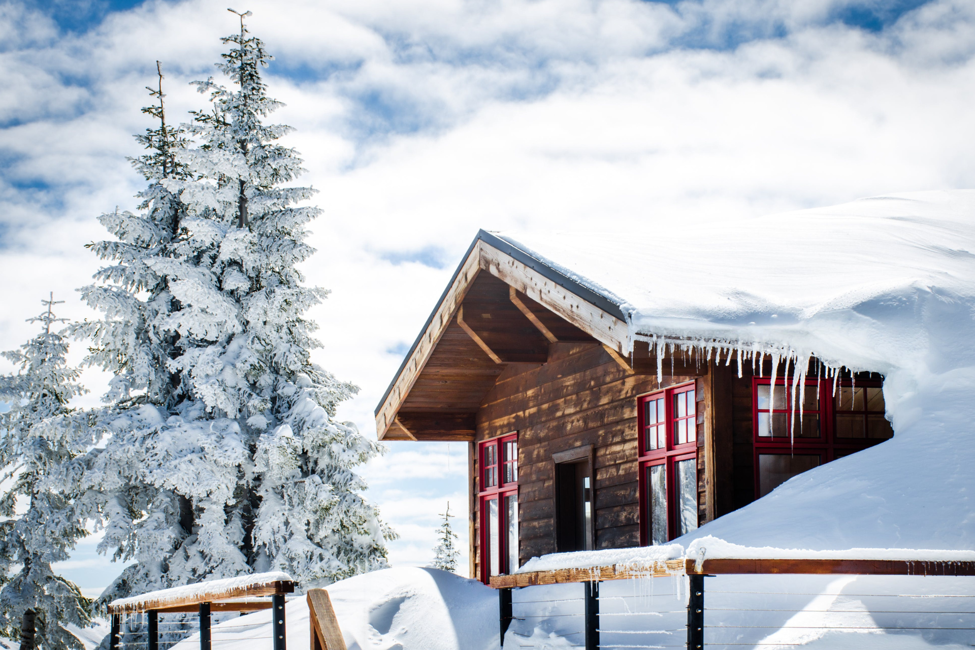 Snowy Cabin