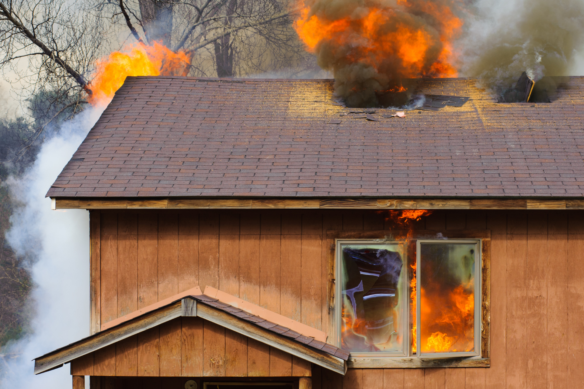 Soot and Smoke After a Fire