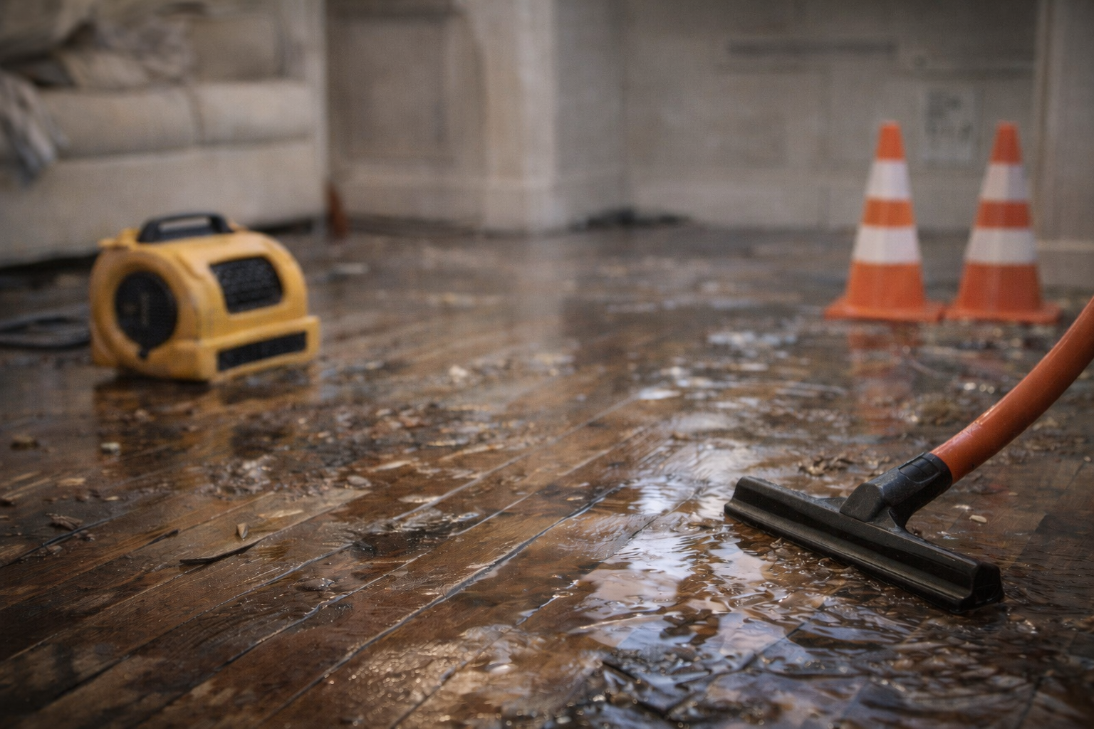 Water Damage to Wood Floors