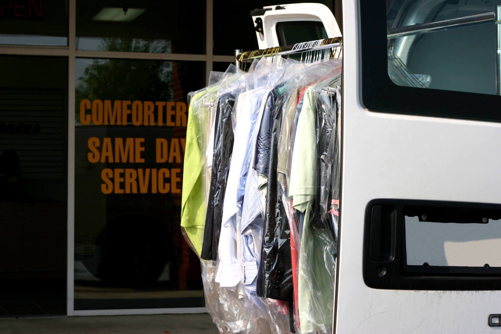 Dry Cleaned Delivery — Valdosta, GA — Pleats & Creases Cleaners