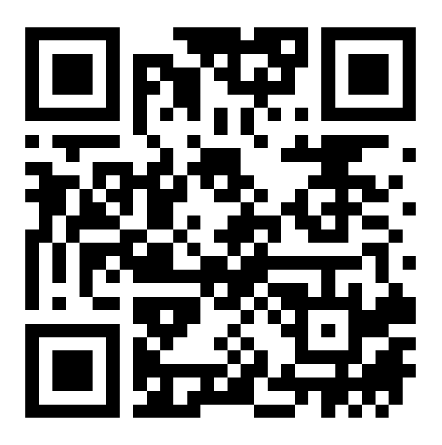 A black and white qr code on a white background.