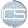 A logo for ice maker cleaning service is shown