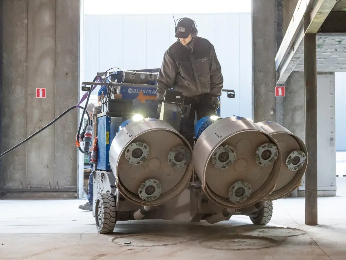 Betonvloerschuurmachine