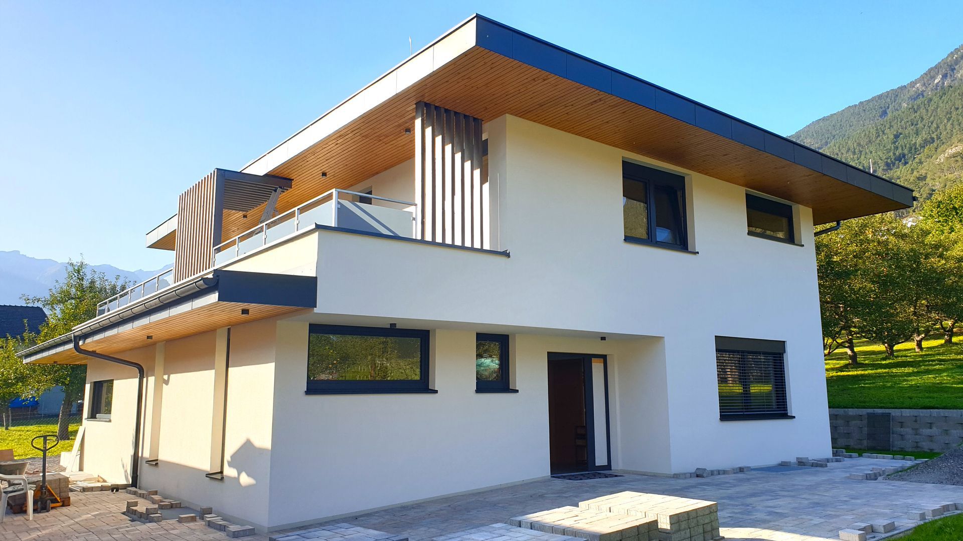 modernes Haus Einfamilienhaus Karres Tirol Massivbau ultimate bau wohntraum