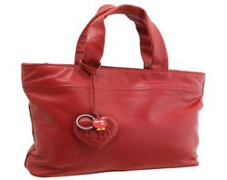 Isolated image of a red purse