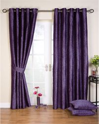 Purple curtains made to order in Forfar