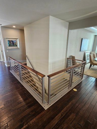 industrial staircase railings by 83MetalCraft LLC