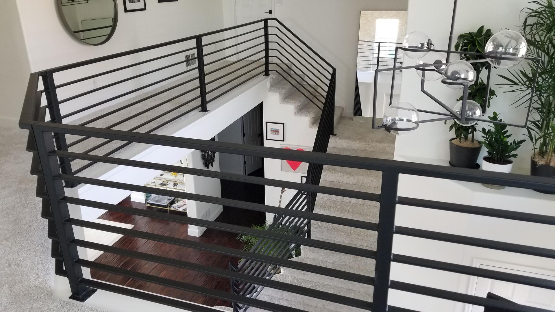 indoor metal stairs railings by - 83MetalCraft LLC