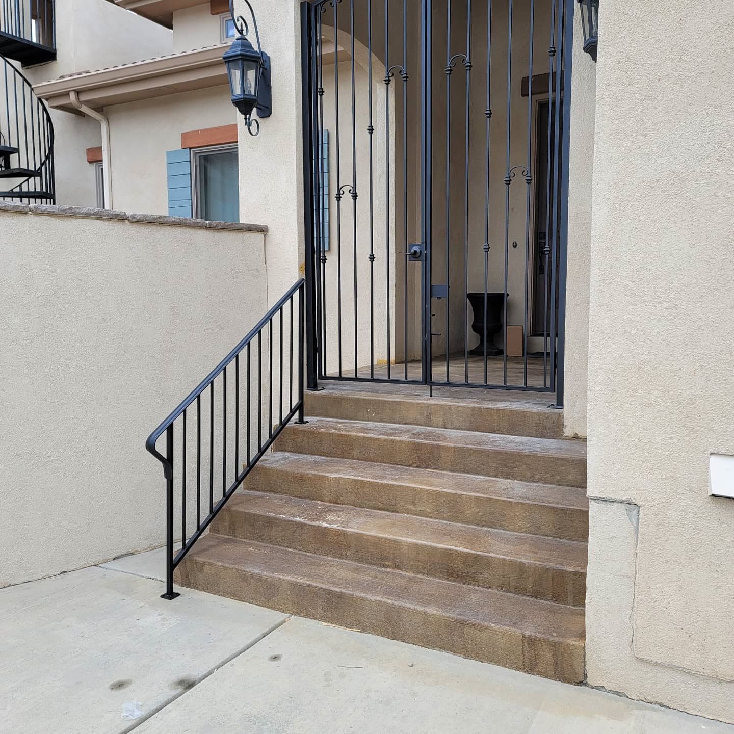 metal railings for steps