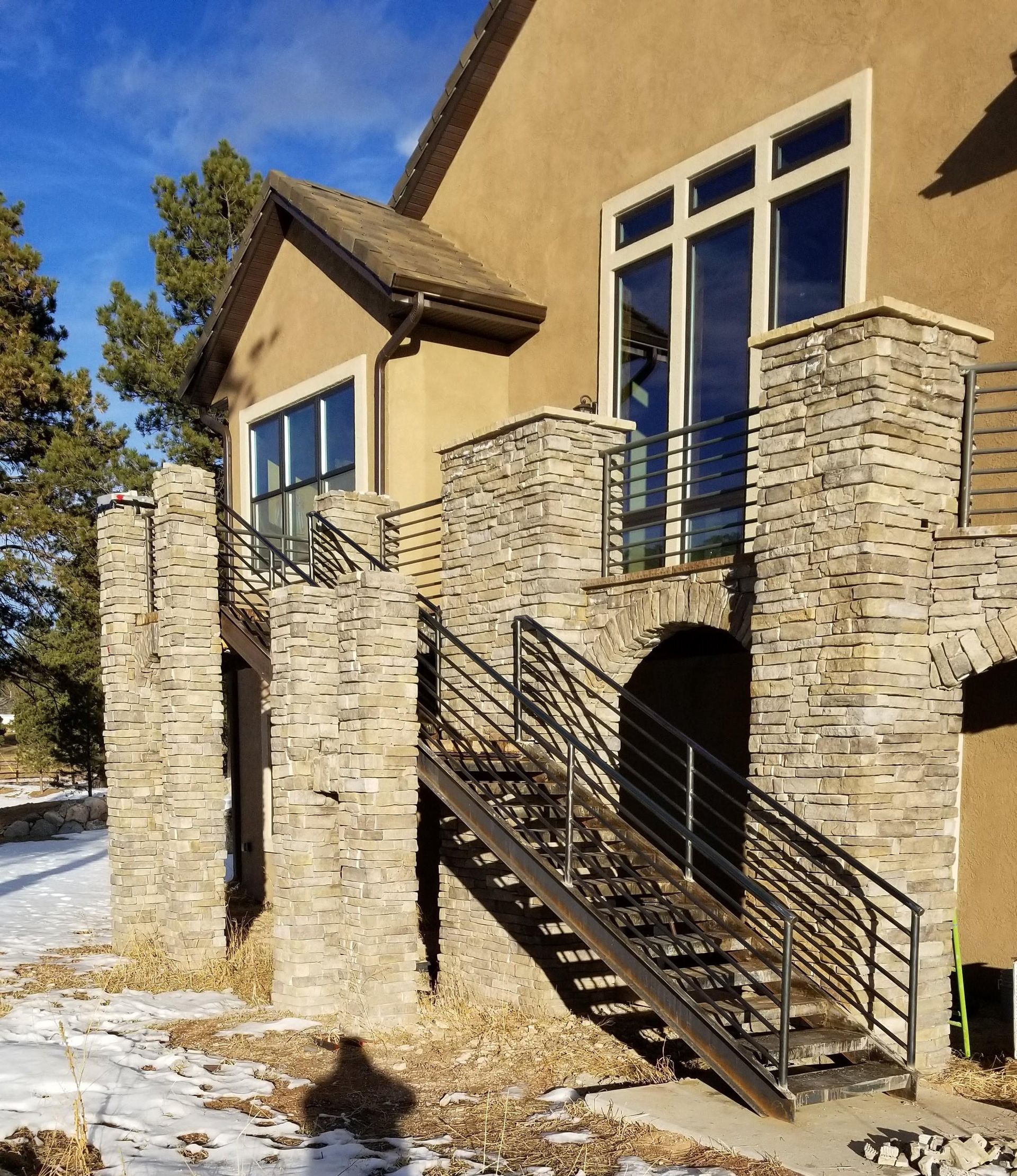 steel railings for stairs by - 83MetalCraft LLC